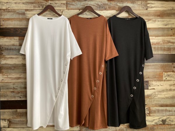 OSMOSIS（オズモーシス）/スナップスリットロングTシャツ