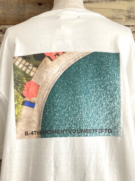 バックフォトプリントTシャツ/アップ