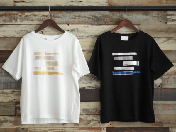 テープロゴTシャツ