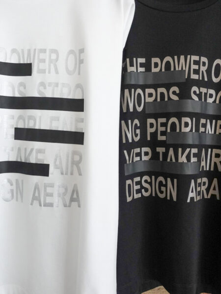ロゴサイドジップTシャツ/アップ