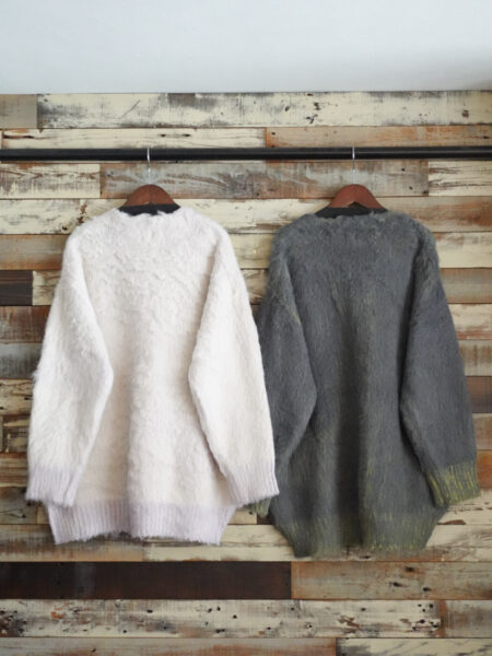 シャギーニットカーディガン