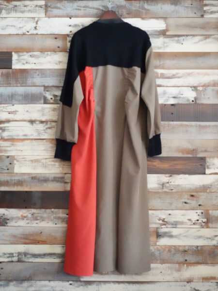 切替配色ニットワンピース/OSMOSIS(オズモーシス)