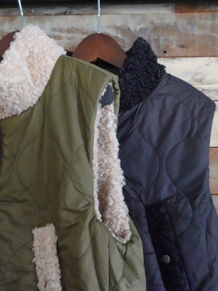 ボア✖️キルティングリバーシブルベスト