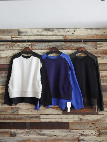 2WAYニットプルオーバー／OSMOSIS (オズモーシス)