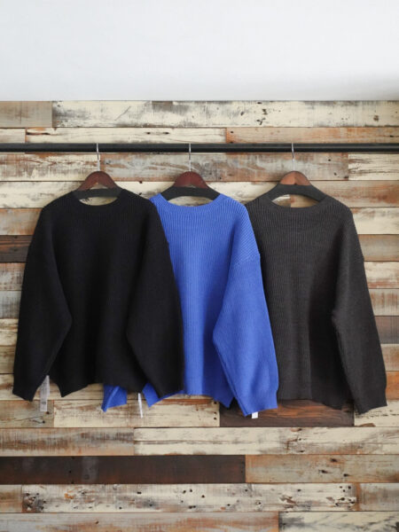 2WAYニットプルオーバー／OSMOSIS (オズモーシス)