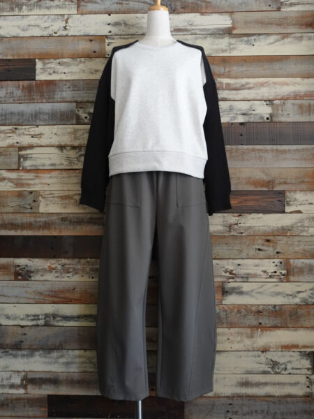 2WAYニットプルオーバー／OSMOSIS (オズモーシス)／コーディネート