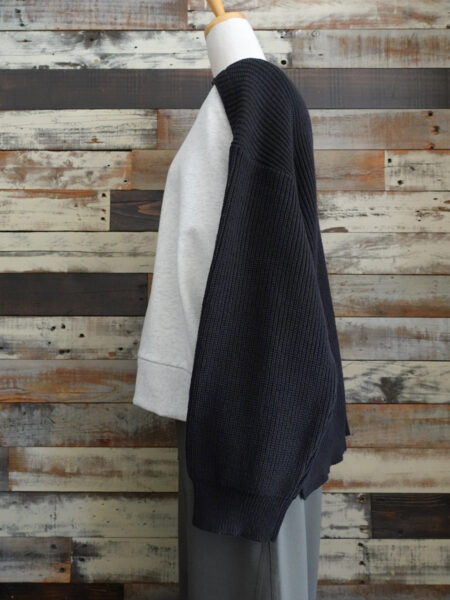 2WAYニットプルオーバー／OSMOSIS (オズモーシス)