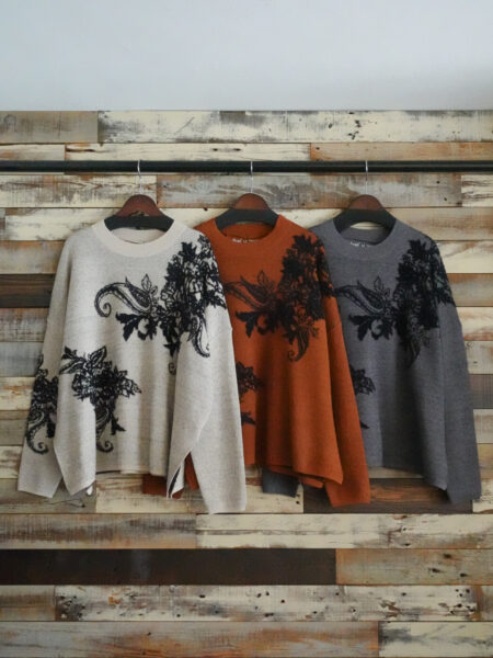 ジャガードニットプルオーバー/OSMOSIS (オズモーシス)