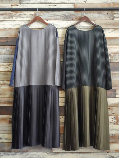 2WAYバックプリーツワンピース/
OSMOSIS (オズモーシス)