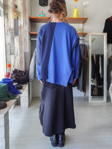 切替プルオーバー/OSMOSIS(オズモーシス)/着用バック