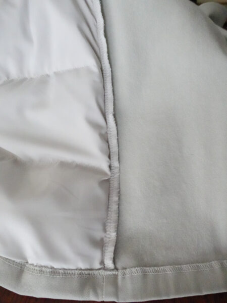 ウォームロングスカート／裏地アップ