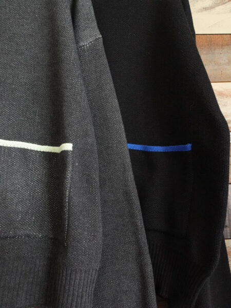 配色ニットカーディガン