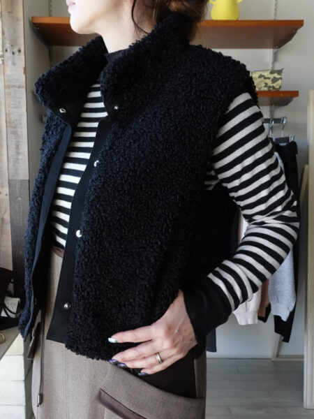 ボア✖️キルティングリバーシブルベスト