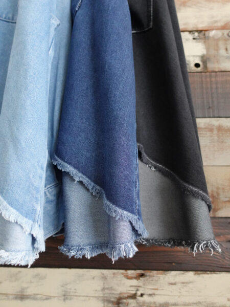 セルロースデニムビッグシャツ／OSMOSIS (オズモーシス)