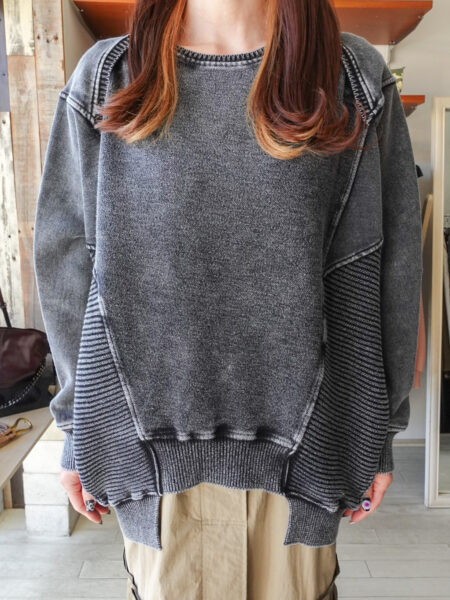 裏毛切替プルオーバー/OSMOSIS (オズモーシス)/着用