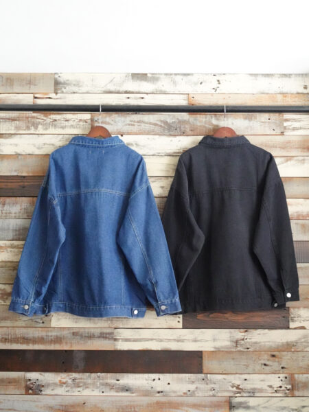 デニムオーバージャケット/バック