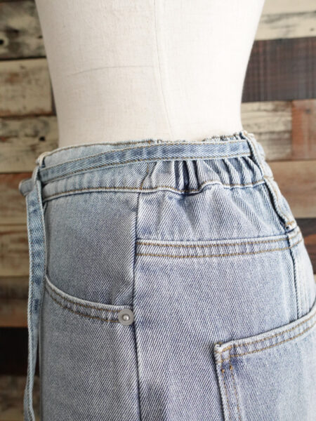 デニムカーブパンツ／サイドウエスト