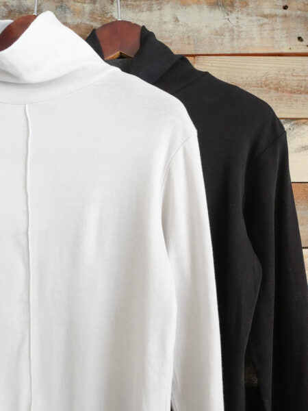 メローガーゼハイネック長袖Tシャツ/OSMOSIS(オズモーシス)