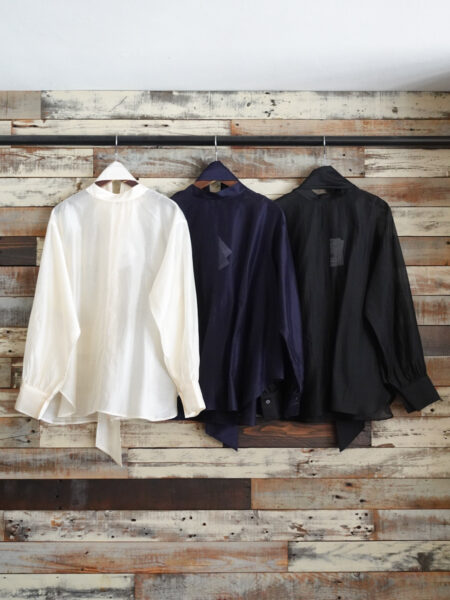 3WAYシアーシャツブラウス／OSMOSIS (オズモーシス)