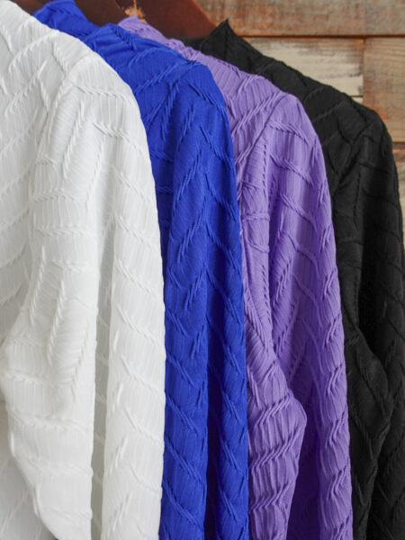 ピンタックハイネックTシャツ／OSMOSIS (オズモーシス)