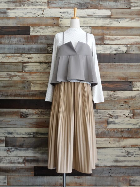 エコレザースカート/コーディネート