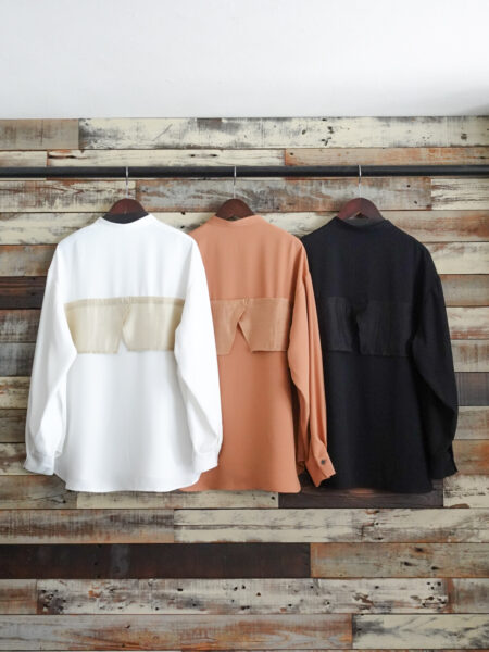 レイヤードシャツブラウス／OSMOSIS (オズモーシス)