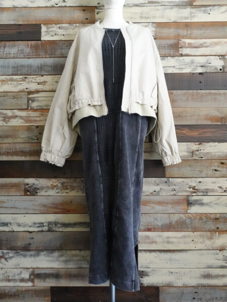 袖ギャザーブルゾン／コーディネート