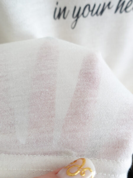 バックロゴシアーロングTシャツ／アップ