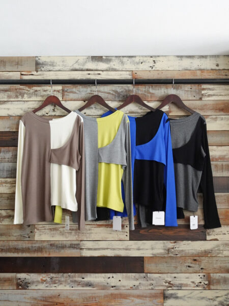 2WAY配色テレコプルオーバー／OSMOSIS (オズモーシス)