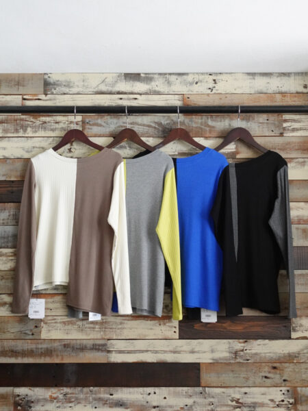 2WAY配色テレコプルオーバー／OSMOSIS (オズモーシス)