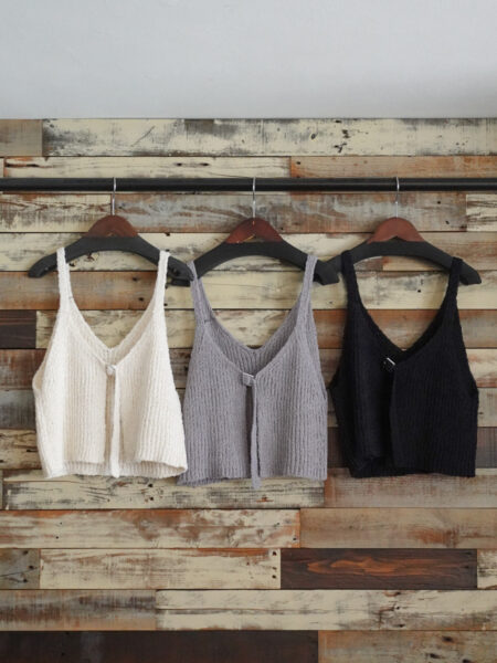 2WAYリブニットビスチェ／OSMOSIS (オズモーシス)