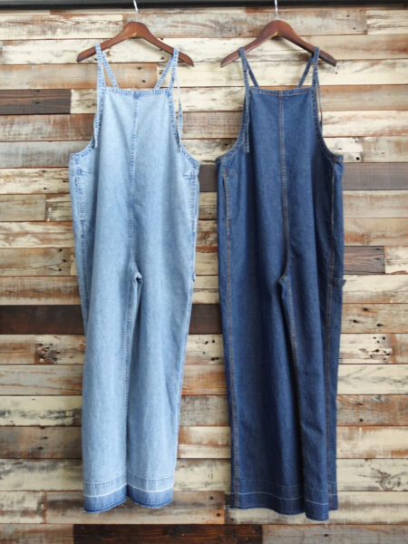 綿麻デニムサロペット／Editt by YECCA VECCA