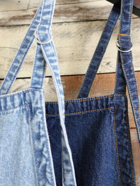 綿麻デニムサロペット／Editt by YECCA VECCA