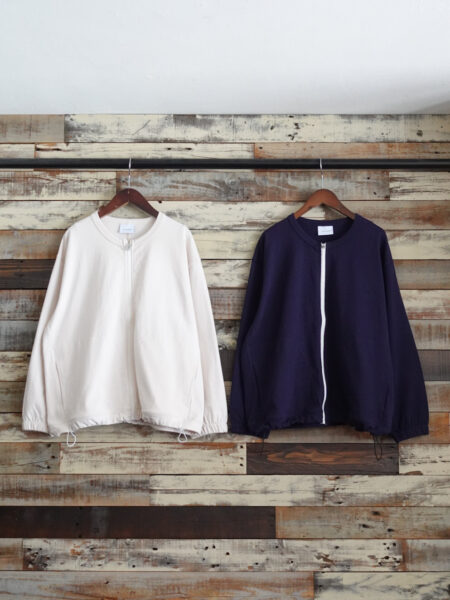 ノーカラーZI Pコットンブルゾン