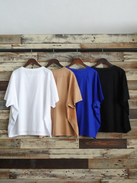 異素材切替デザインTシャツ