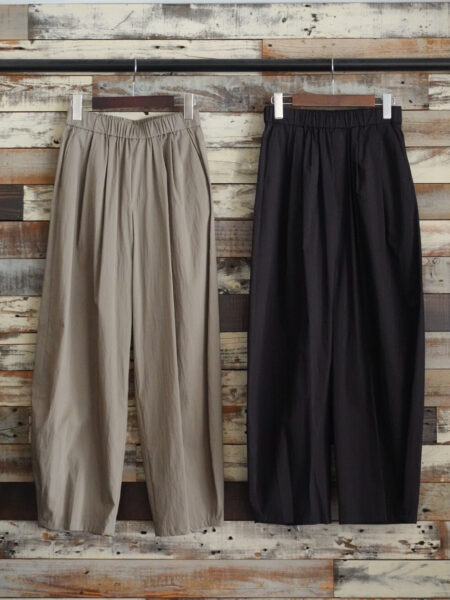 ナイロンコットンタックパンツ