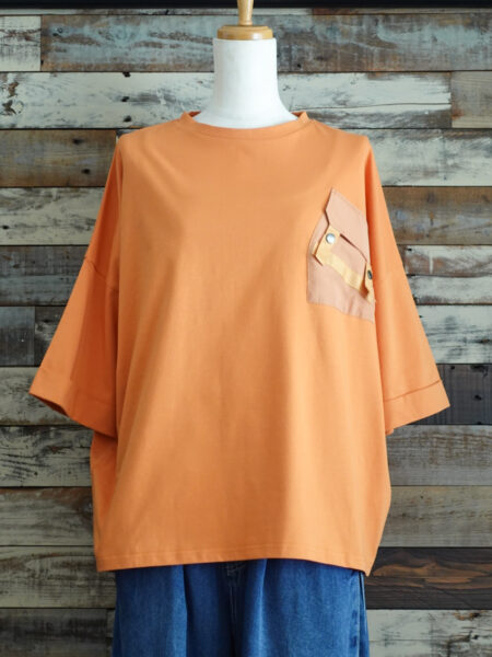 ミリタリーポケットTシャツ／着用