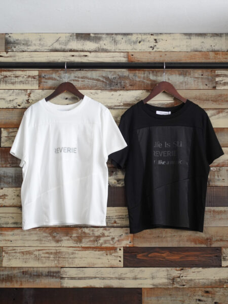 透かしチュールプリントtee